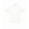 SOL'S Men's White Summer II Cotton Pique Polo Shirt