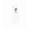 SOL'S Men's White Summer II Cotton Pique Polo Shirt