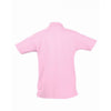 SOL'S Youth Pink Summer II Cotton Pique Polo Shirt