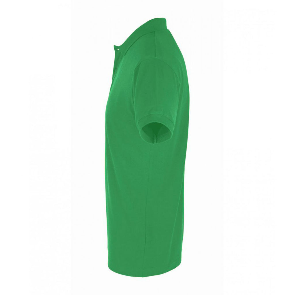 SOL'S Men's Kelly Green Perfect Cotton Pique Polo Shirt