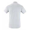 SOL'S Men's Pure Grey Perfect Cotton Pique Polo Shirt