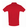 SOL'S Men's Red Perfect Cotton Pique Polo Shirt