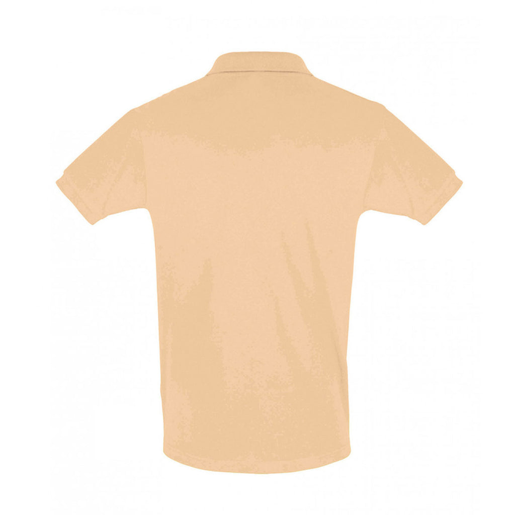 SOL'S Men's Sand Perfect Cotton Pique Polo Shirt