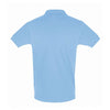 SOL'S Men's Sky Blue Perfect Cotton Pique Polo Shirt