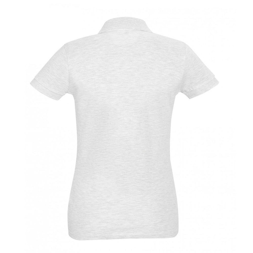 SOL'S Women's Ash Perfect Cotton Pique Polo Shirt