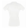 SOL'S Women's White Perfect Cotton Pique Polo Shirt