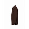 SOL'S Men's Chocolate Winter II Long Sleeve Cotton Pique Polo Shirt