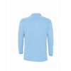 SOL'S Men's Sky Winter II Long Sleeve Cotton Pique Polo Shirt