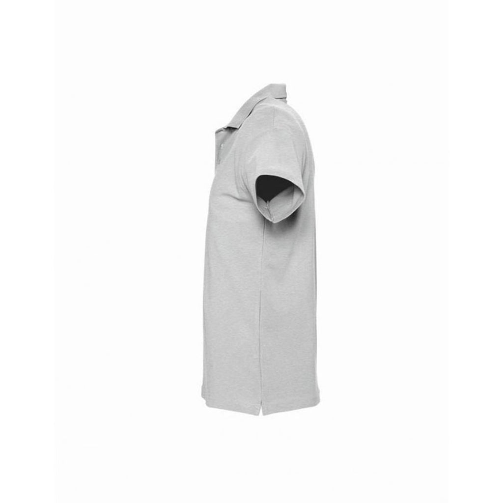 SOL'S Men's Ash Spring II Heavy Cotton Pique Polo Shirt