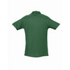 SOL'S Men's Green Spring II Heavy Cotton Pique Polo Shirt