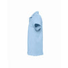 SOL'S Men's Sky Blue Spring II Heavy Cotton Pique Polo Shirt