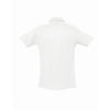 SOL'S Men's White Spring II Heavy Cotton Pique Polo Shirt
