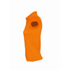 SOL'S Women's Orange Prescott Cotton Jersey Polo Shirt