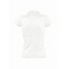 SOL'S Women's White Prescott Cotton Jersey Polo Shirt