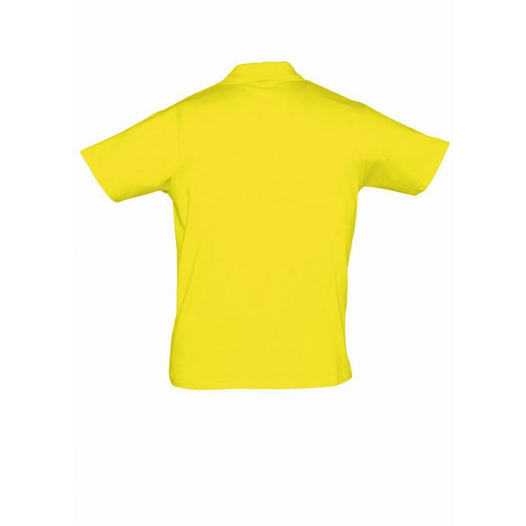 SOL'S Men's Lemon Prescott Cotton Jersey Polo Shirt