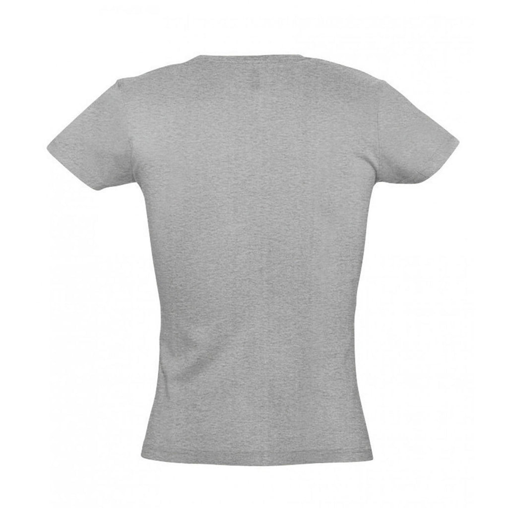 SOL'S Women's Grey Marl Miss T-Shirt