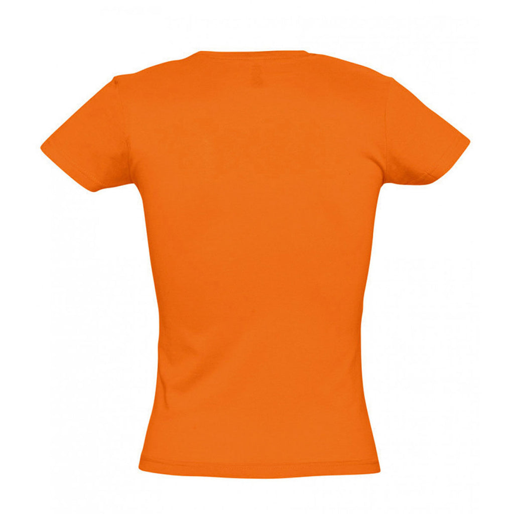 SOL'S Women's Orange Miss T-Shirt