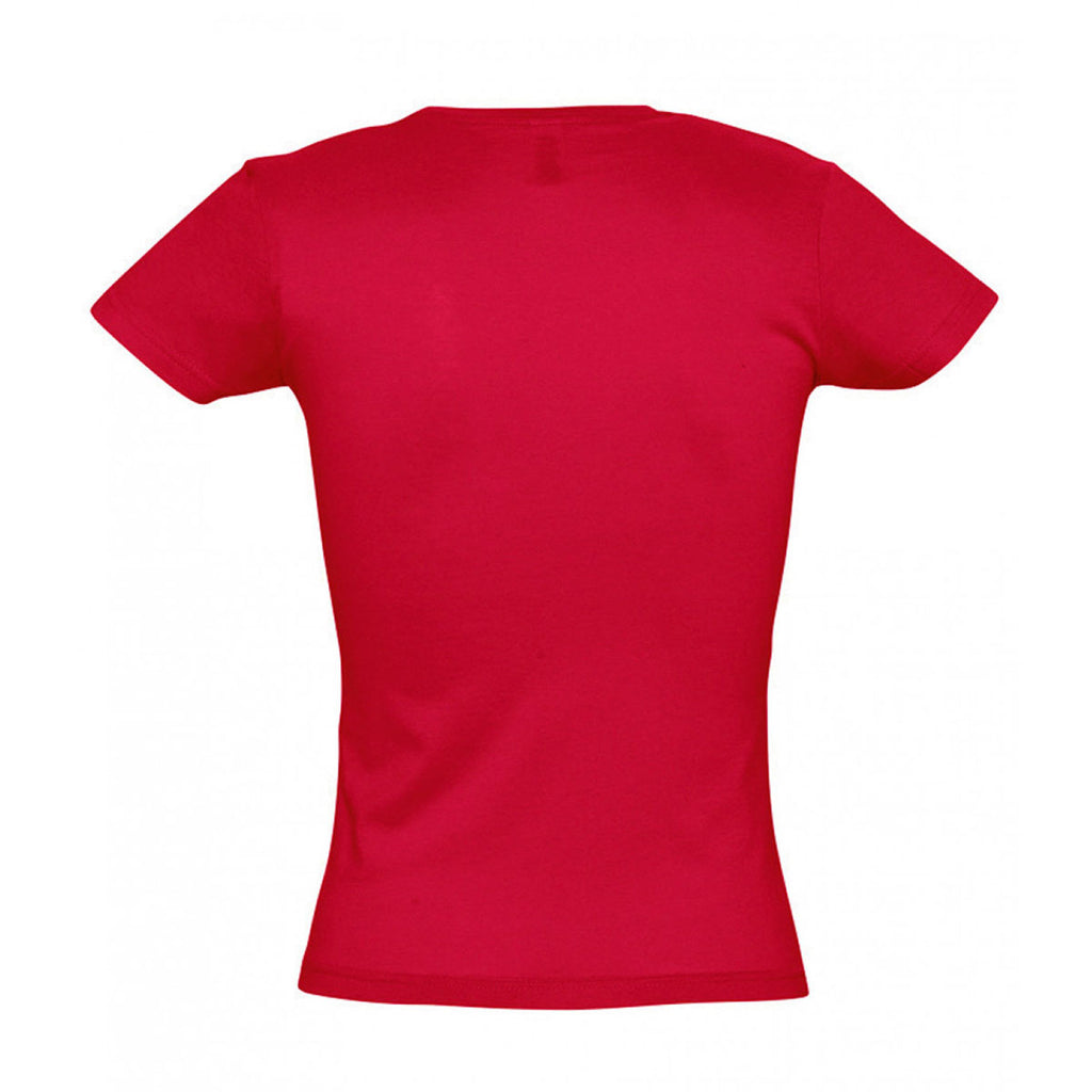 SOL'S Women's Red Miss T-Shirt