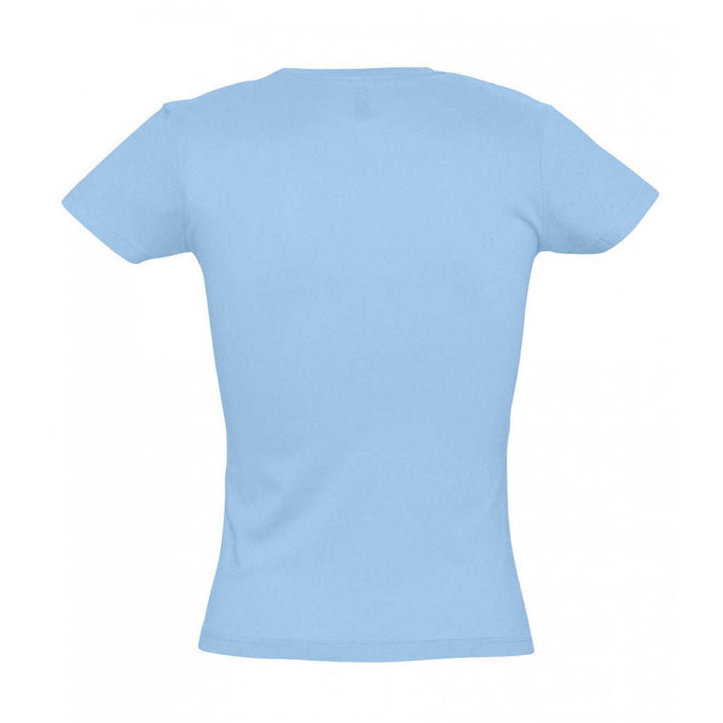 SOL'S Women's Sky Blue Miss T-Shirt