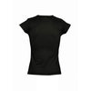 SOL'S Women's Deep Black Moon V Neck T-Shirt