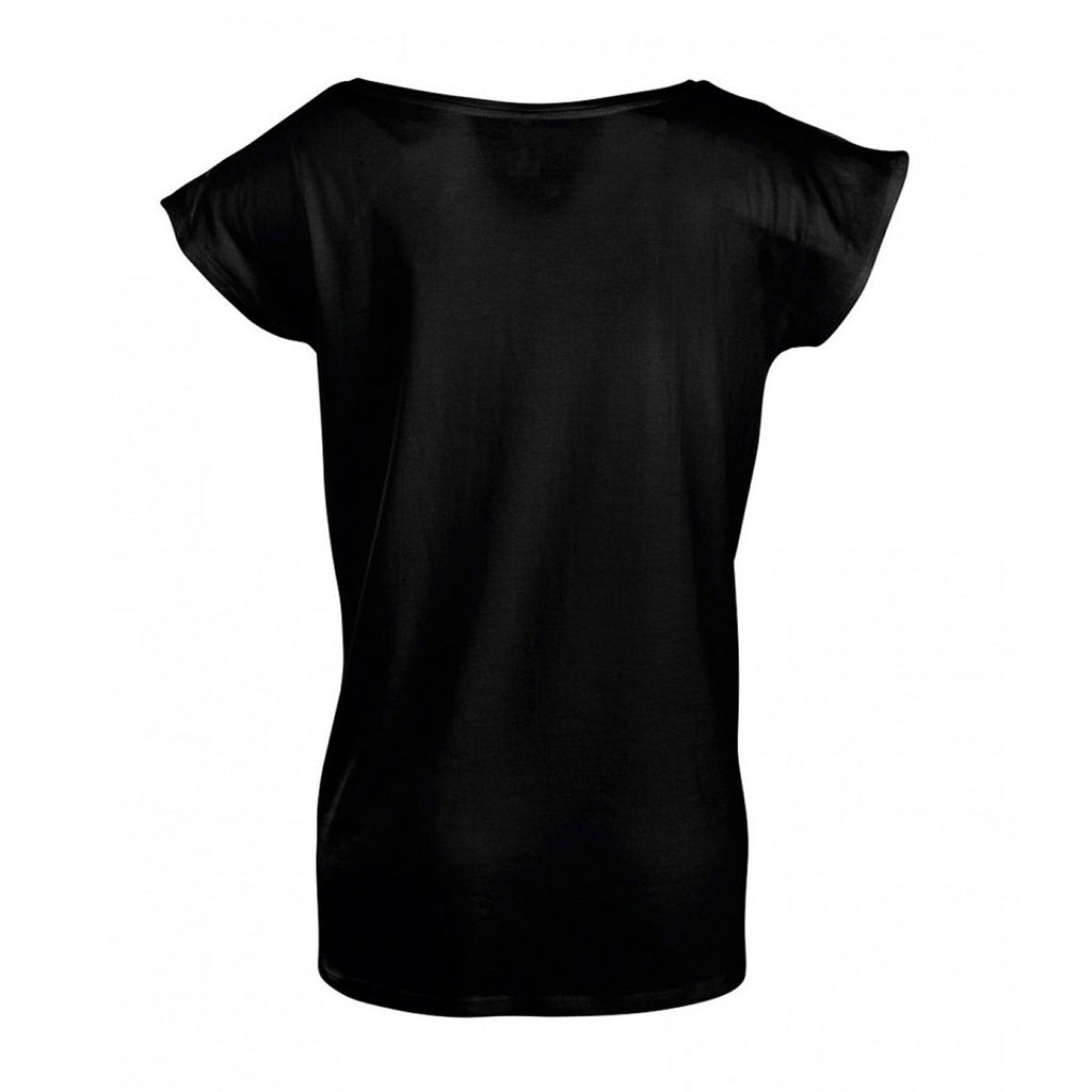 SOL'S Women's Deep Black Marylin Long T-Shirt