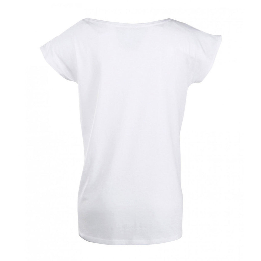 SOL'S Women's White Marylin Long T-Shirt