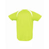 SOL'S Men's Apple Green/White Match Contrast Performance T-Shirt