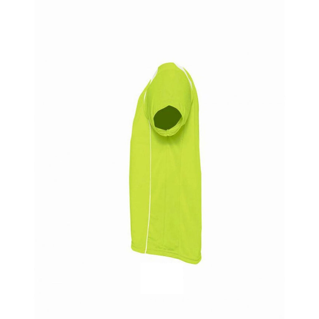 SOL'S Men's Apple Green/White Match Contrast Performance T-Shirt