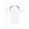 SOL'S Men's White/Dark Grey Match Contrast Performance T-Shirt