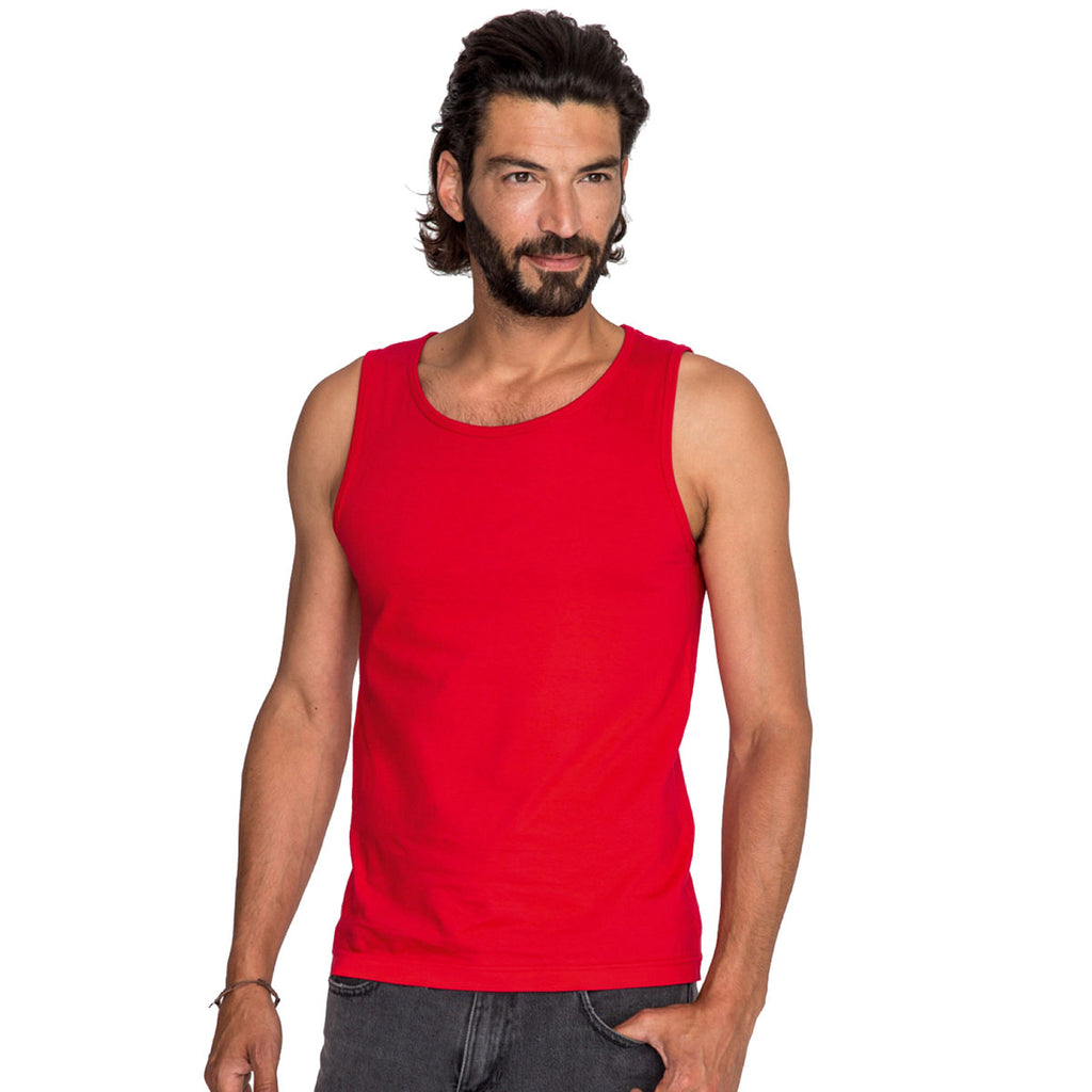 SOL'S Men's Red Justin Tank Top