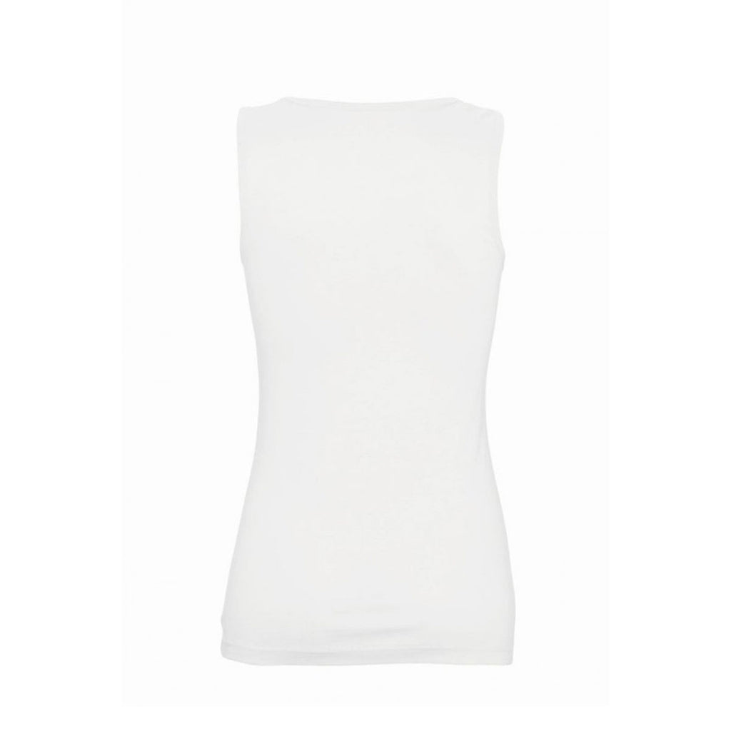 SOL'S Women's White Jane Tank