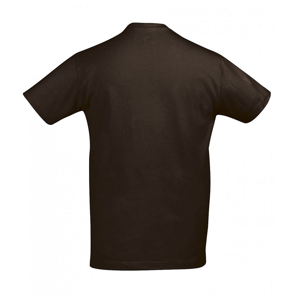 SOL'S Men's Chocolate Imperial Heavy T-Shirt