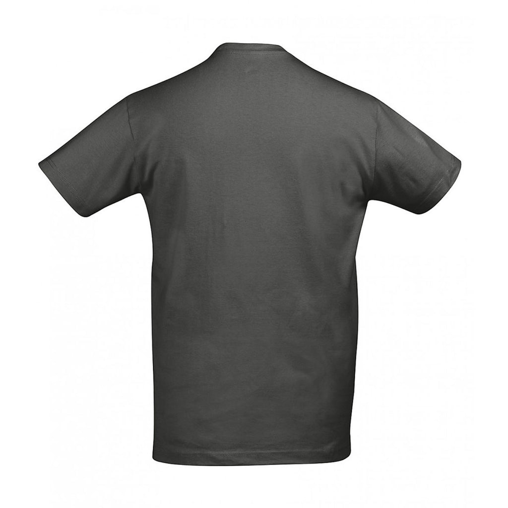 SOL'S Men's Dark Grey Imperial Heavy T-Shirt