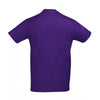 SOL'S Men's Dark Purple Imperial Heavy T-Shirt