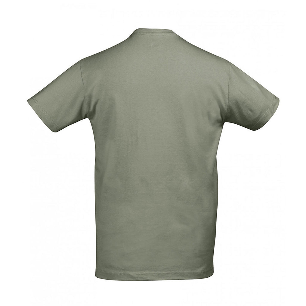 SOL'S Men's Khaki Imperial Heavy T-Shirt