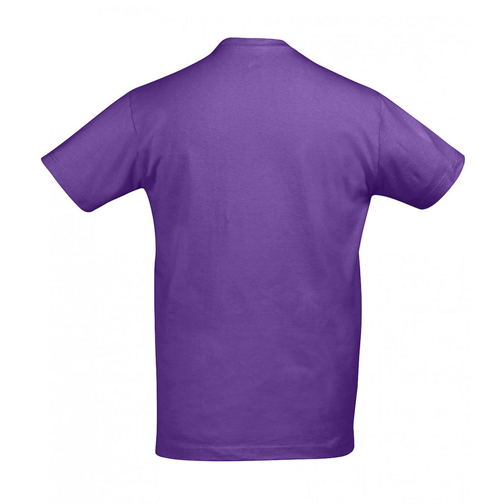 SOL'S Men's Light Purple Imperial Heavy T-Shirt