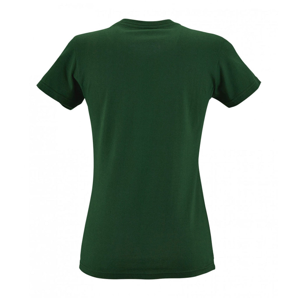 SOL'S Women's Bottle Green Imperial Heavy T-Shirt