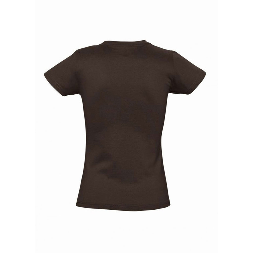 SOL'S Women's Chocolate Imperial Heavy T-Shirt