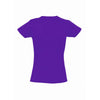SOL'S Women's Dark Purple Imperial Heavy T-Shirt