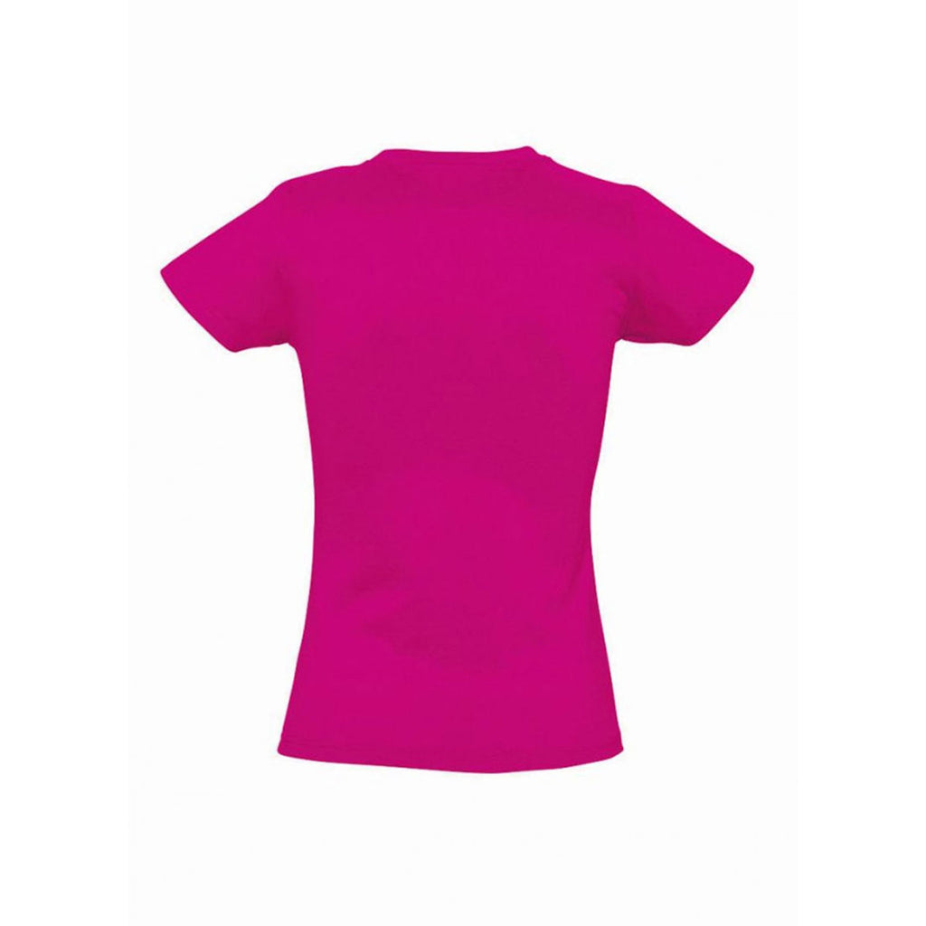 SOL'S Women's Fuchsia Imperial Heavy T-Shirt