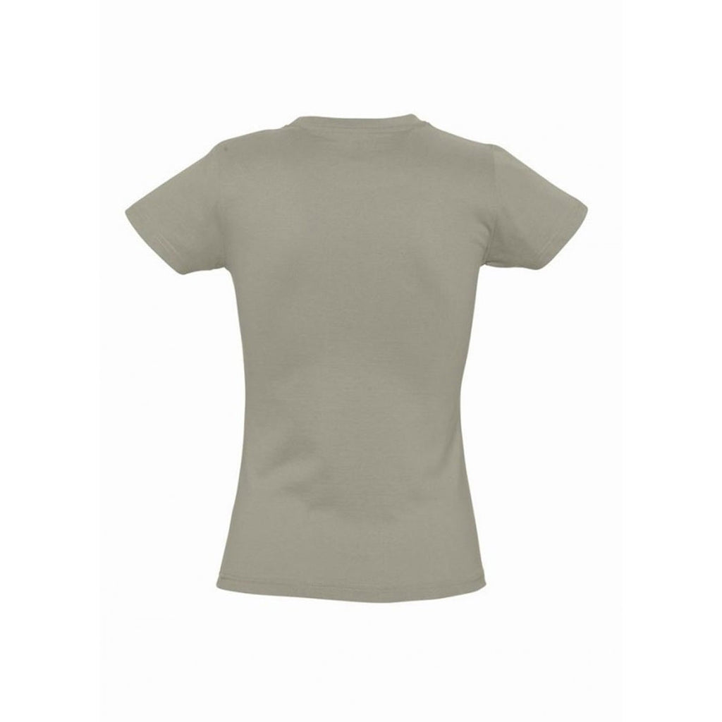 SOL'S Women's Khaki Imperial Heavy T-Shirt