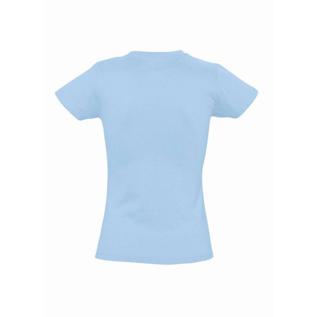 SOL'S Women's Sky Blue Imperial Heavy T-Shirt
