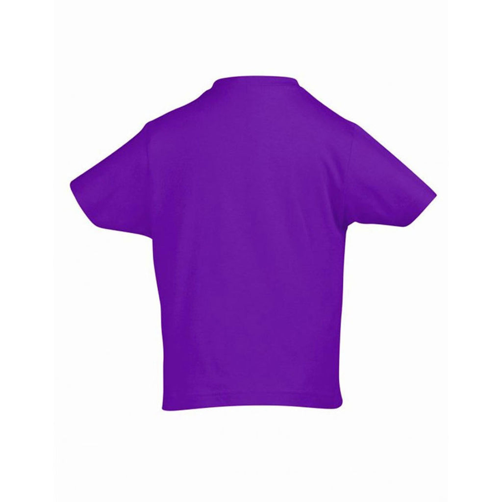 SOL'S Youth Dark Purple Imperial Heavy T-Shirt