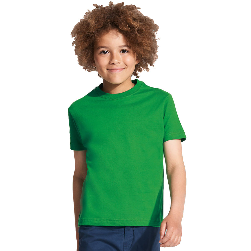 SOL'S Youth Kelly Green Imperial Heavy T-Shirt