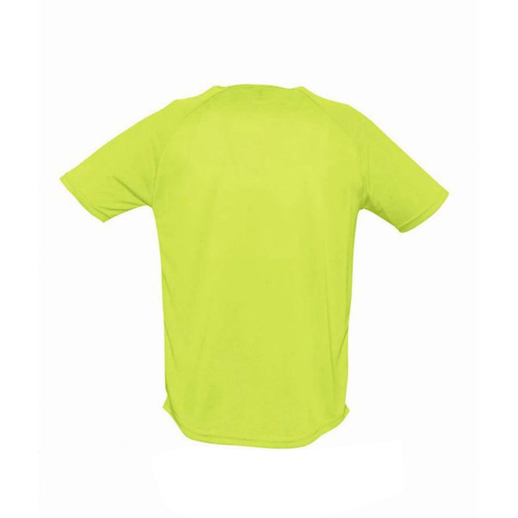 SOL'S Men's Apple Green Sporty Performance T-Shirt
