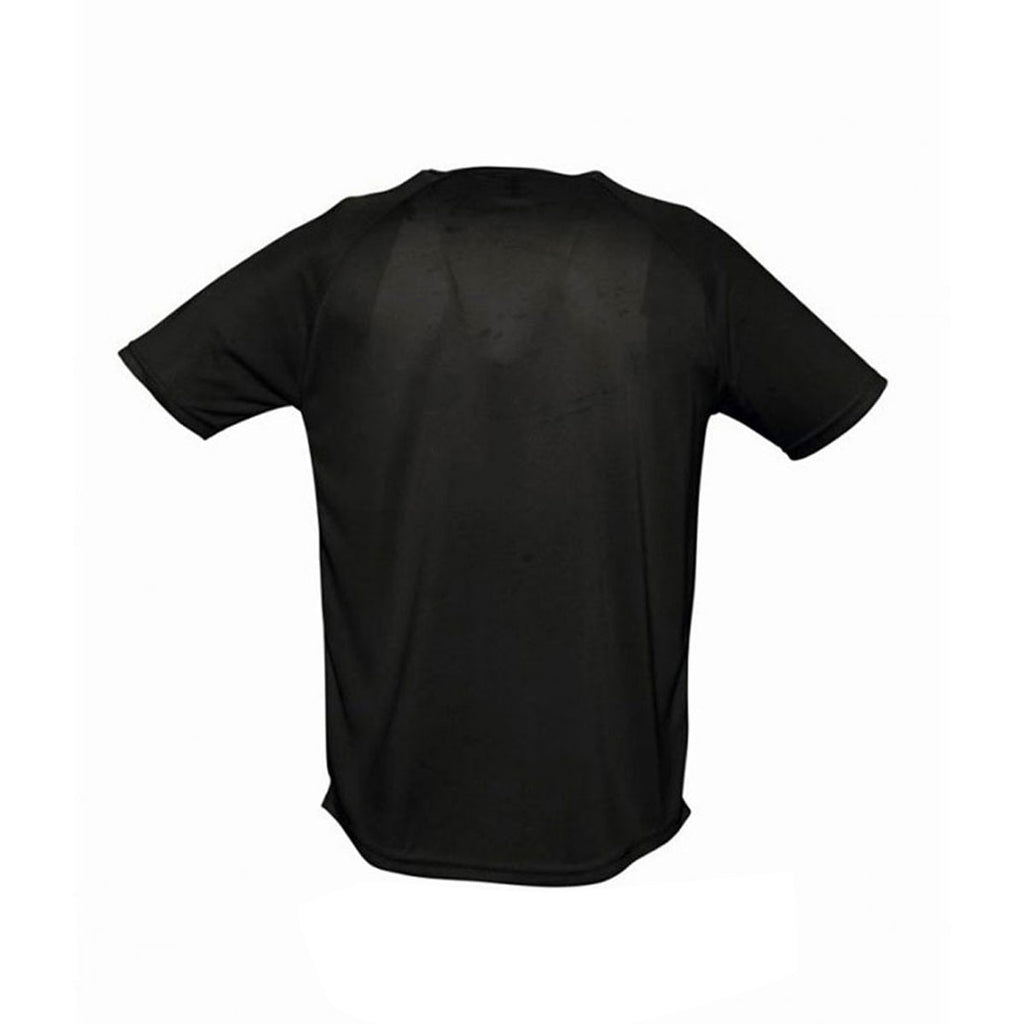 SOL'S Men's Black Sporty Performance T-Shirt
