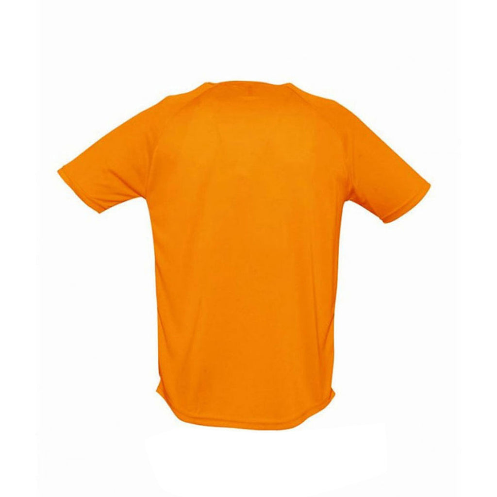 SOL'S Men's Neon Orange Sporty Performance T-Shirt