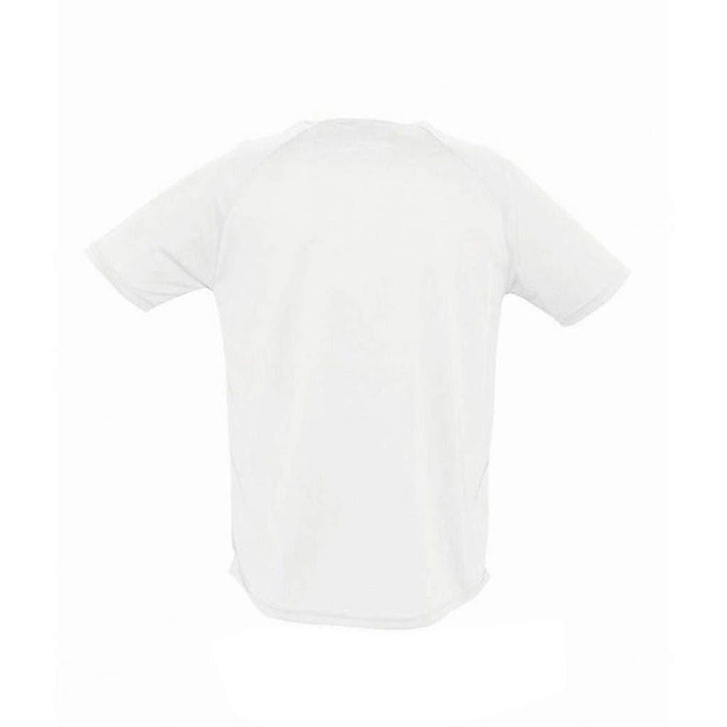 SOL'S Men's White Sporty Performance T-Shirt