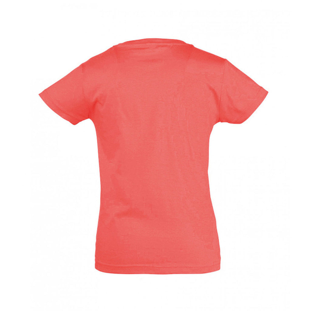 SOL'S Girl's Coral Cherry T-Shirt
