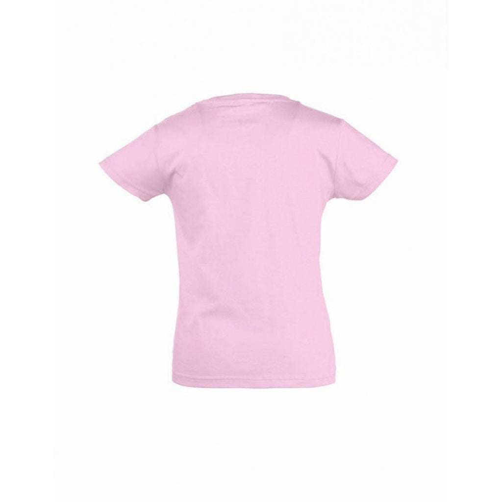 SOL'S Girl's Medium Pink Cherry T-Shirt